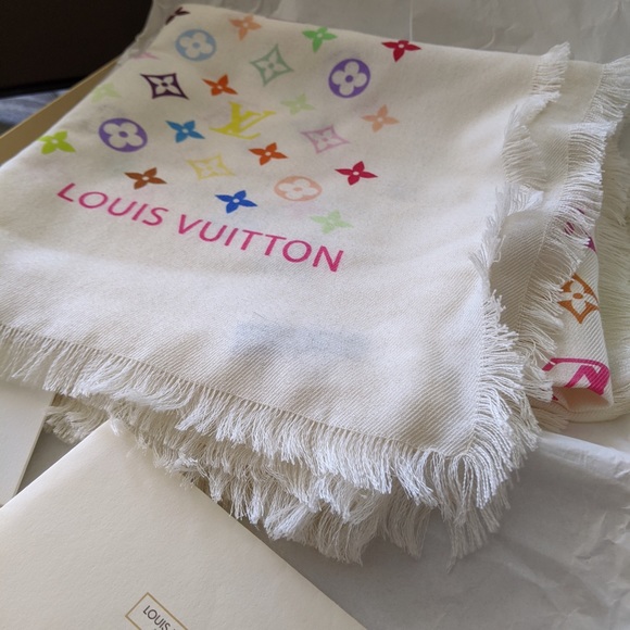 Louis Vuitton Multi Color Shawl - NEW - Picture 4 of 13